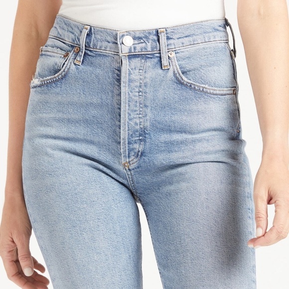 Agolde Riley High Rise Straight - Picture 4 of 10